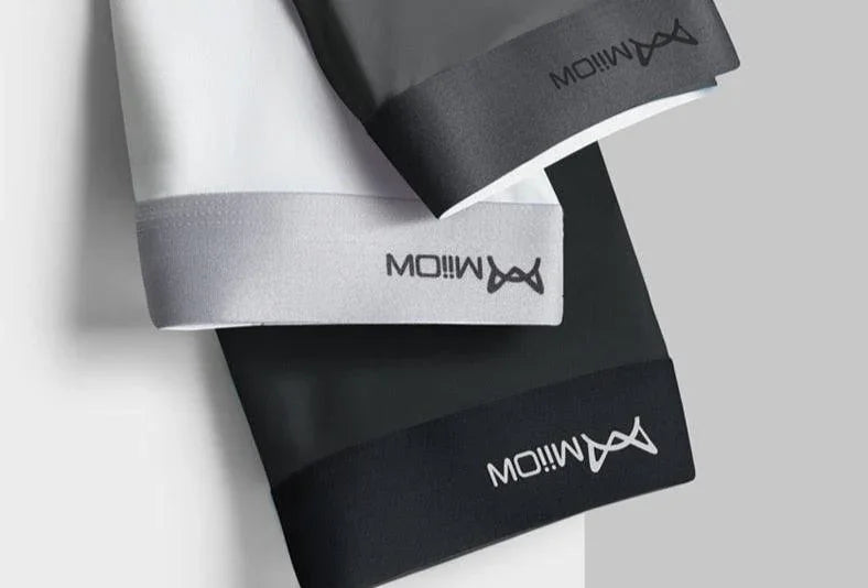 3Pcs Cueca em Seda Gelo (Antibacteriana)