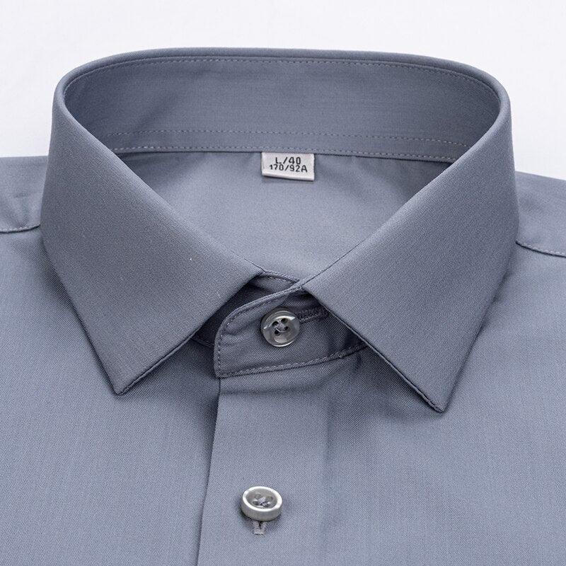 Camisa Social Lisa Em Fibra de Bambú - EcoChic / Descubra o Conforto Absoluto com Nossa Camisa Social em Fibra de Bambu!