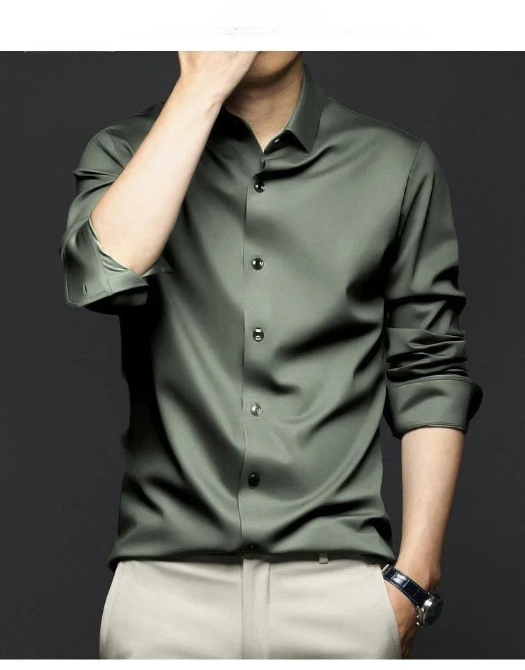 Camisa Social Alto Padrão IceSublime em Seda Gelo