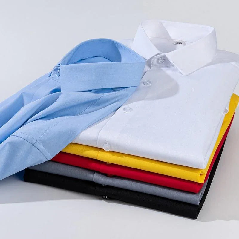 Camisa Social Lisa Em Fibra de Bambú - EcoChic / Descubra o Conforto Absoluto com Nossa Camisa Social em Fibra de Bambu!