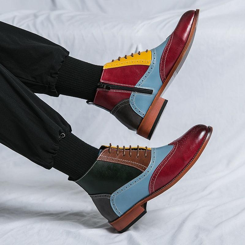 Sapato Socila Masculino em Couro Artesanal - Madrid / Seu Estilo Sempre No Mais Alto Padrão da Moda!!!