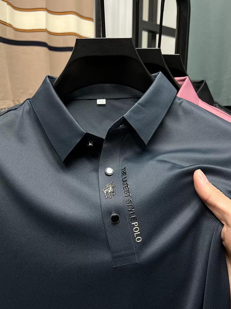 Polo de Alto Padrão GolfStar™ / A Camiseta do Homem que Adora se Vestir com Luxo & Requinte!