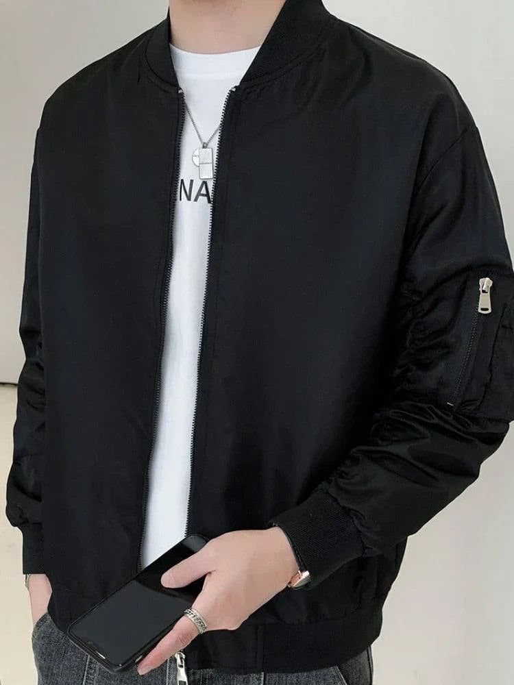 Jaqueta Bomber Classic - Jaqueta da Alto Padrão Estilo Americana