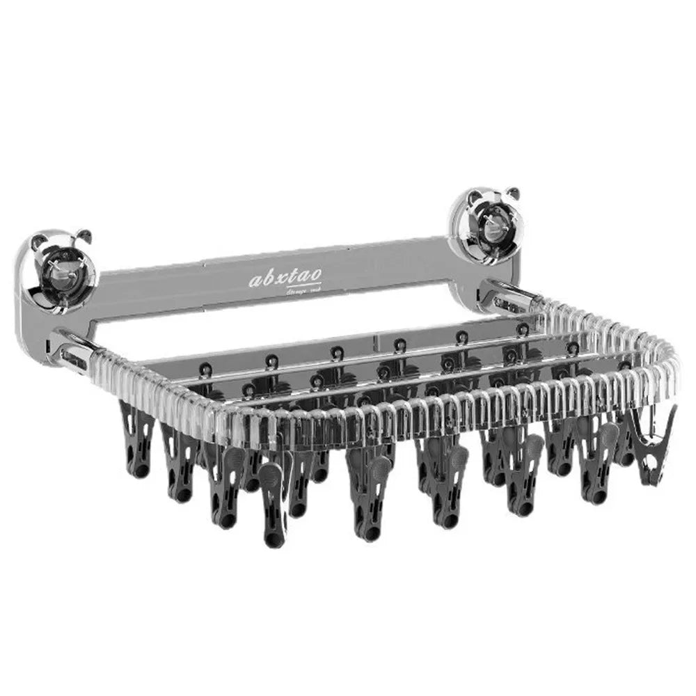 Varal Retrátil de Parede Modern Lar™ com Fixação por Ventosa / Economia de Espaço para Apartamentos e Casas Modernas!