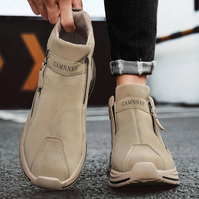 Bota Milano Drive™ em Camurça Italiana Impermeável / Conforto, Tração e Amortecimento de Ultima Geração!