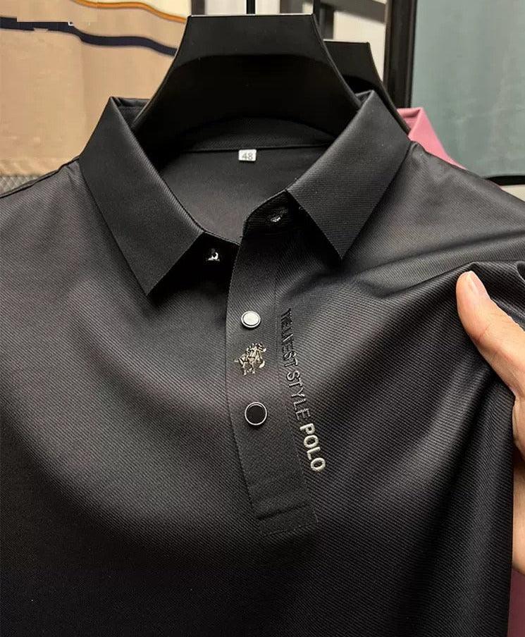 Polo de Alto Padrão GolfStar™ / A Camiseta do Homem que Adora se Vestir com Luxo & Requinte!
