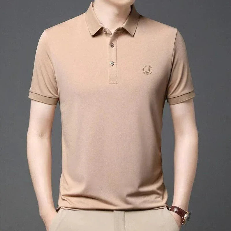 Camiseta Polo em Seda Gelo - Huracán / Descubra a Exclusiva Camiseta Polo em Seda Gelo que une Elegância e Conforto em Uma Só Peça!