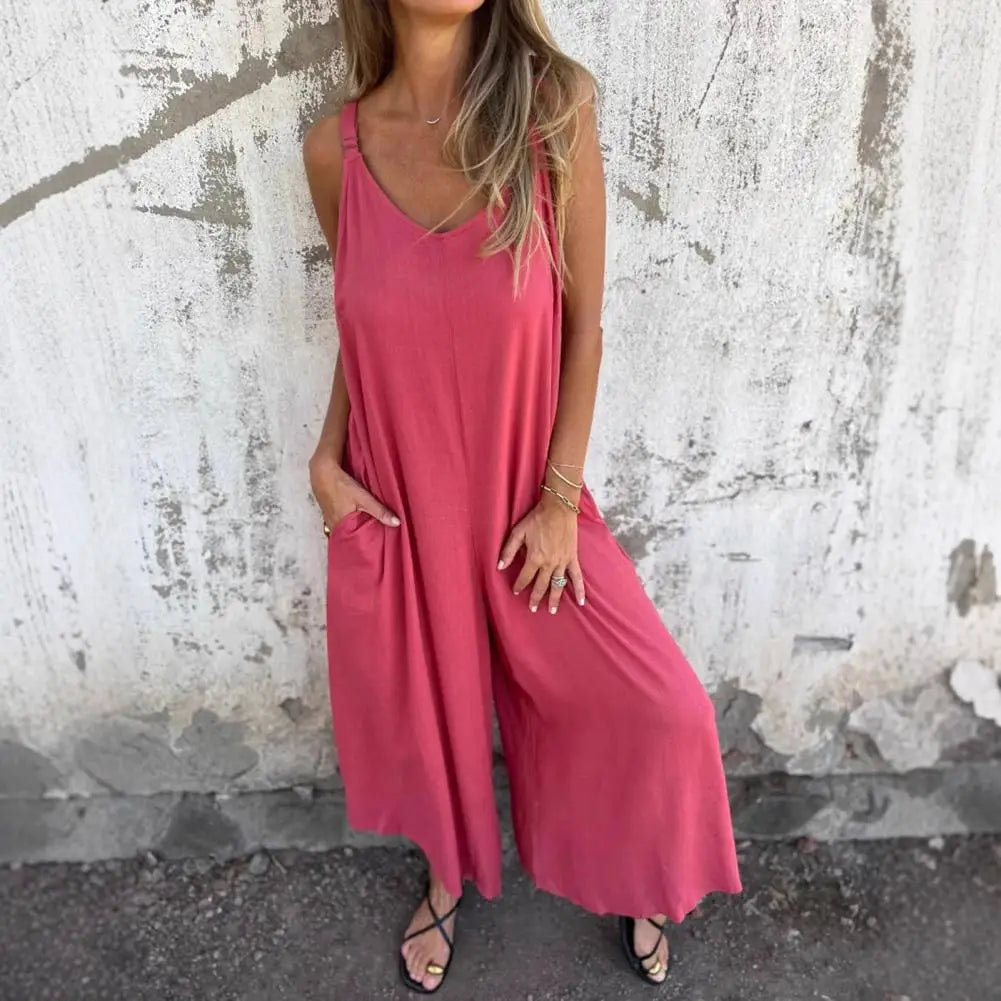 Macacão Bliss™ em Malha Gelada com Modelagem Solta / O Mais Confortável do Seu Guarda-Roupa!