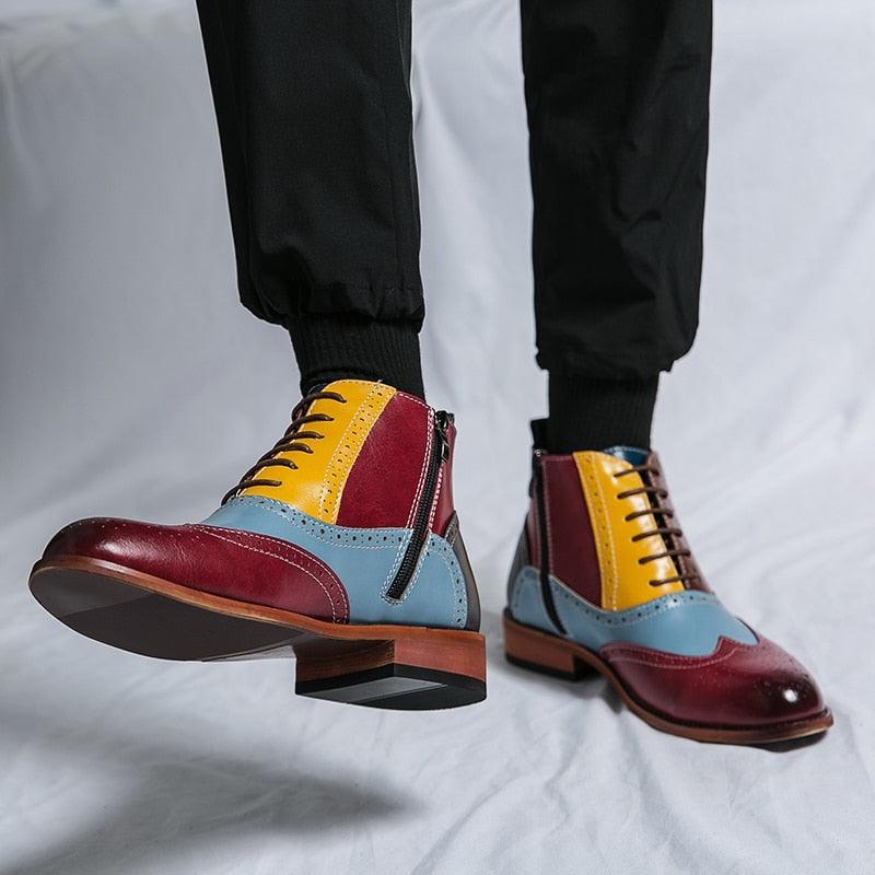 Sapato Socila Masculino em Couro Artesanal - Madrid / Seu Estilo Sempre No Mais Alto Padrão da Moda!!!