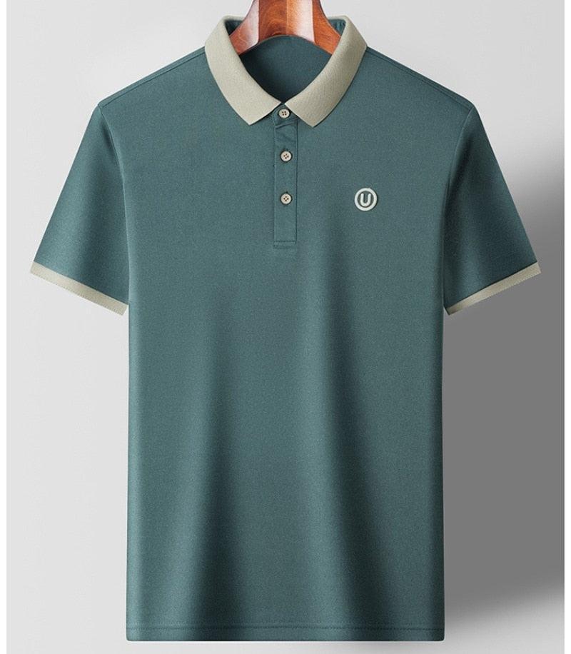Camiseta Polo em Seda Gelo - Huracán / Descubra a Exclusiva Camiseta Polo em Seda Gelo que une Elegância e Conforto em Uma Só Peça!