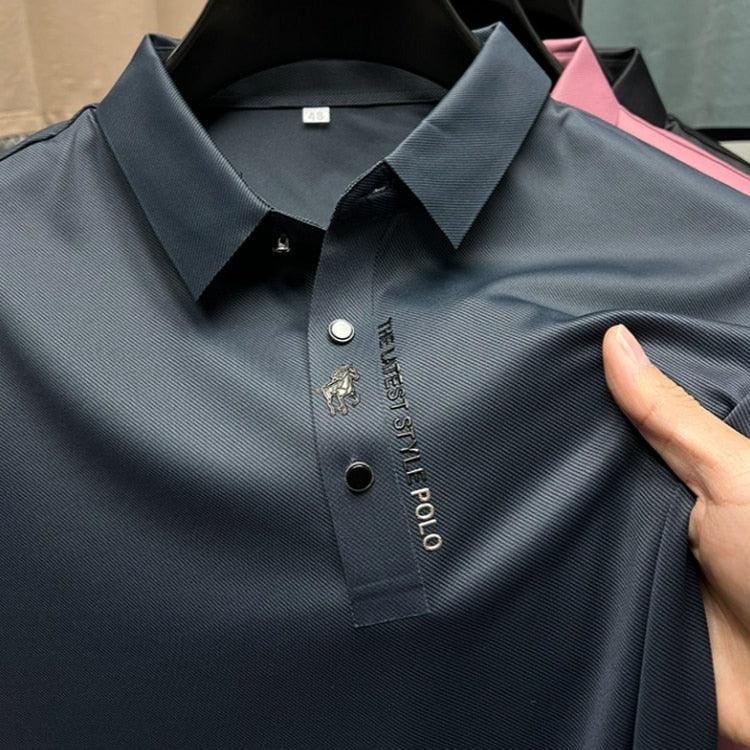 Polo de Alto Padrão GolfStar™ / A Camiseta do Homem que Adora se Vestir com Luxo & Requinte!