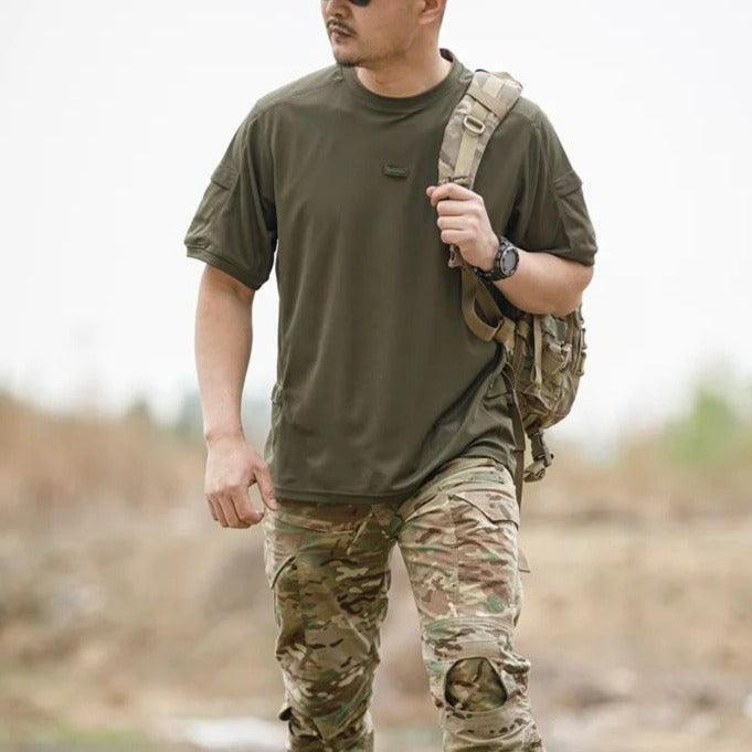 Camiseta Tática Militar Maverick™ / Uma mistura imbatível de conforto, funcionalidade e estilo!