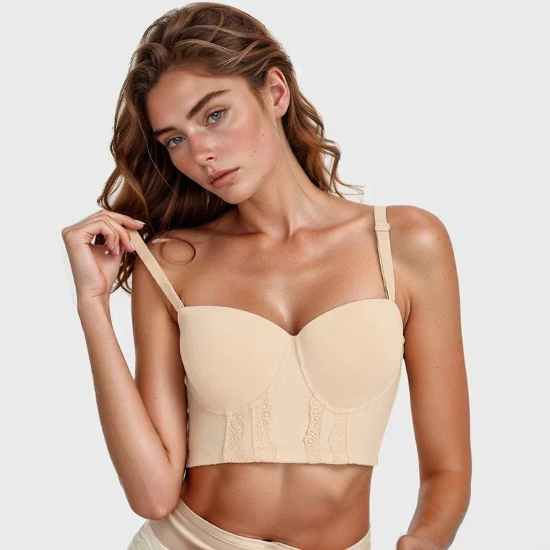 Sutiã Confort Plus™ com Efeito Silicone e Suporte Máximo / Chega de Lutar com Sutiãs que Não Acompanham o Peso dos Seus Seios!