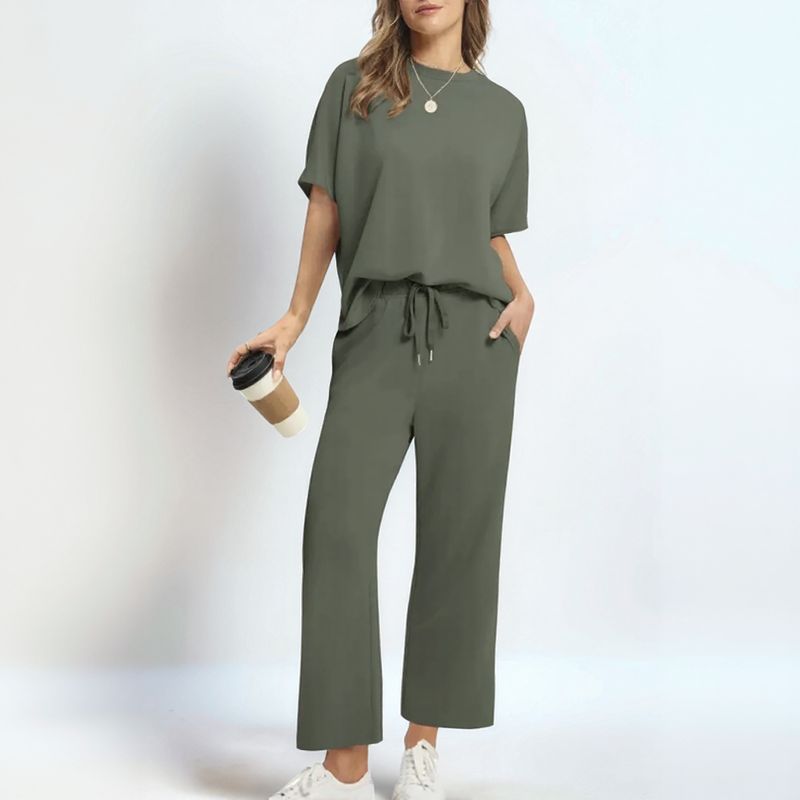 Conjunto DonnaGringa™ em Algodão Leve com Caimento Solto / Leveza Suave e Caimento Natural Que Não Marca!