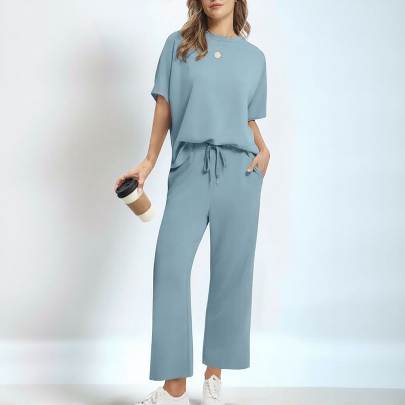 Conjunto DonnaGringa™ em Algodão Leve com Caimento Solto / Leveza Suave e Caimento Natural Que Não Marca!