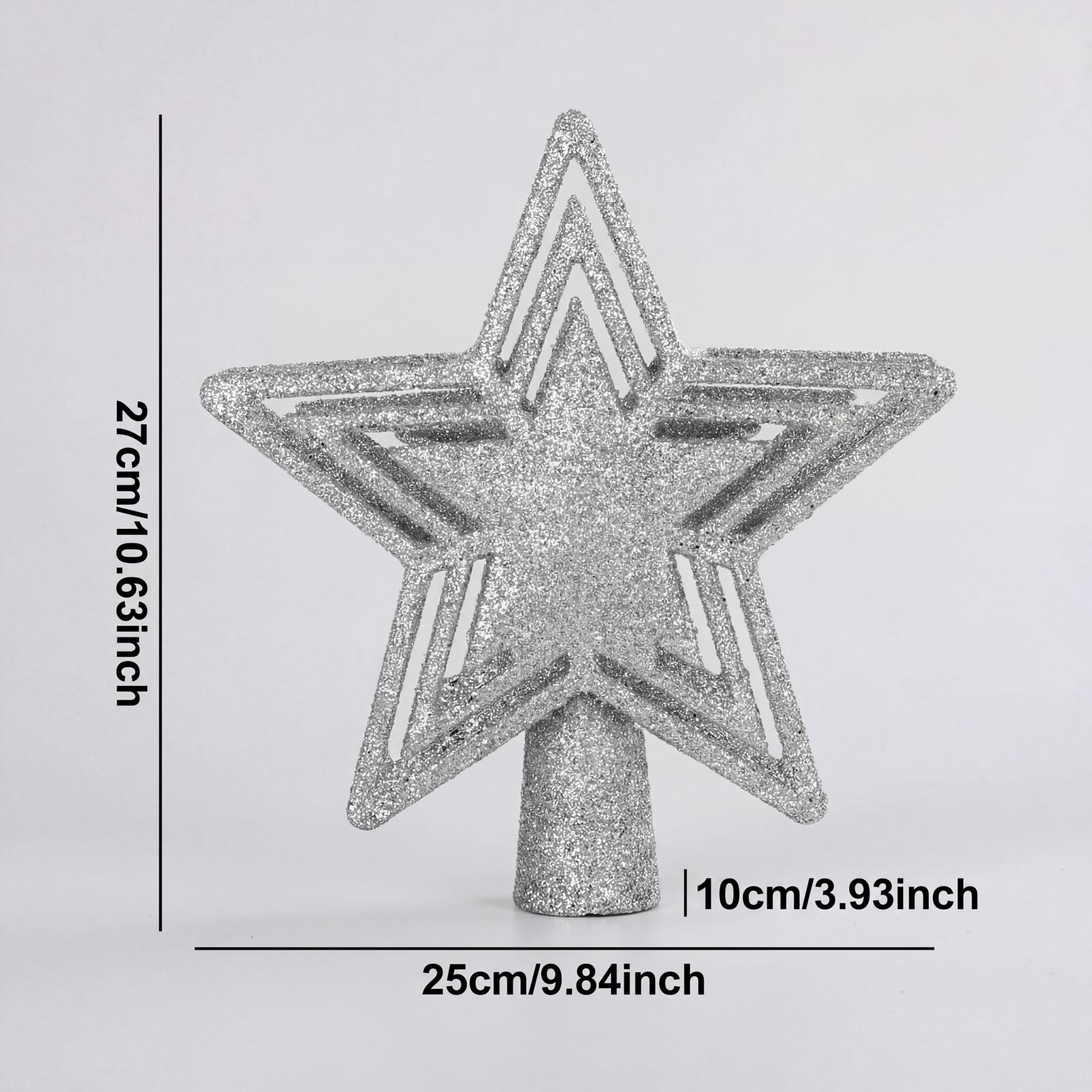 Projetor Natalino de Estrela para Topo de Árvore de Natal Modern Lar™ / O Toque Final Que Deixa Seu Natal Perfeito