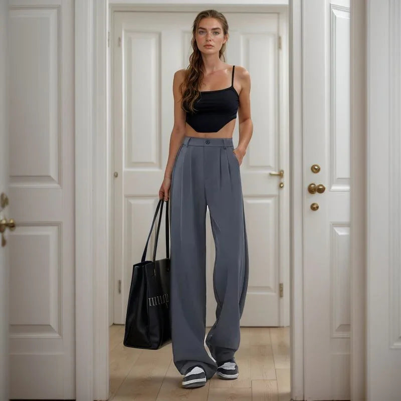 Calça Naomi™ em Viscose Premium com Toque de Modal / Porque Você Merece Conforto com Estilo Refinado!