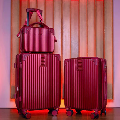 Kit Mala Premium de Viagem 10kg + 23kg com Frasqueira de Brinde