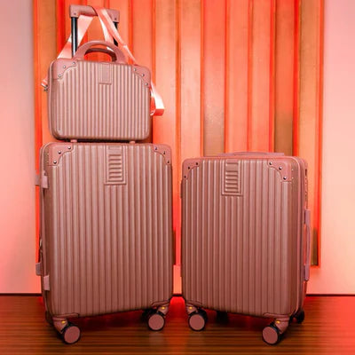 Kit Mala Premium de Viagem 10kg + 23kg com Frasqueira de Brinde