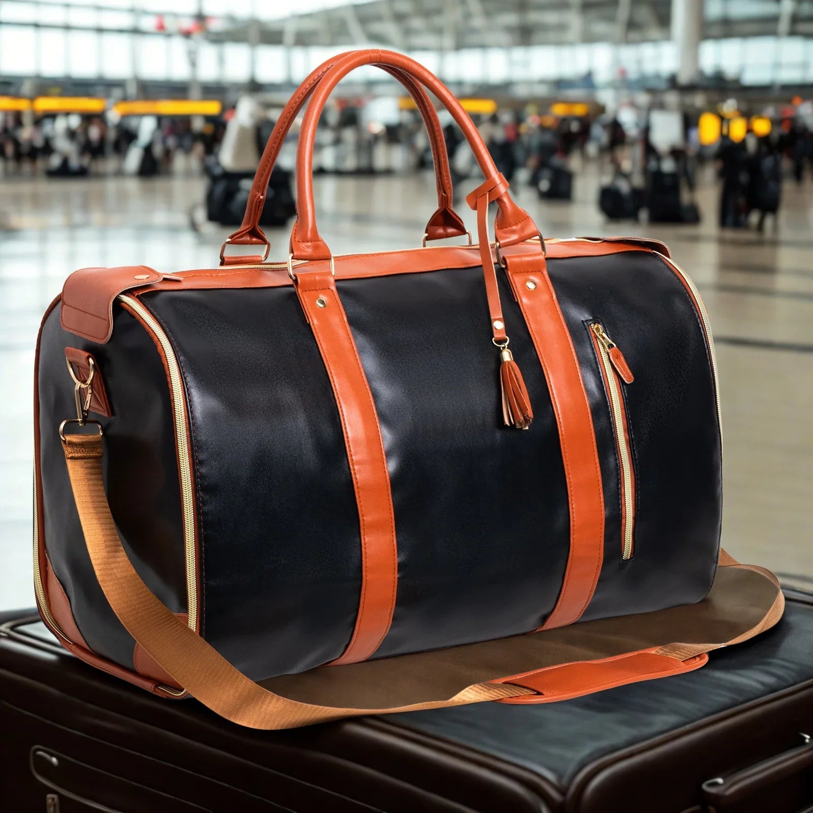 Mala SmartBag™ com Design Espaçoso e Compartimentos Inteligentes / Viaje sem Pagar Bagagem Extra e Leve Tudo Organizado com Estilo!