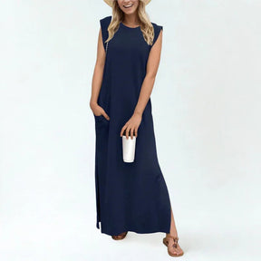 Vestido La Señorita™ em Malha Rayon Super Soltinha com Bolsos Laterais / Conforto Máximo ate para os Dias Mais Complicados!