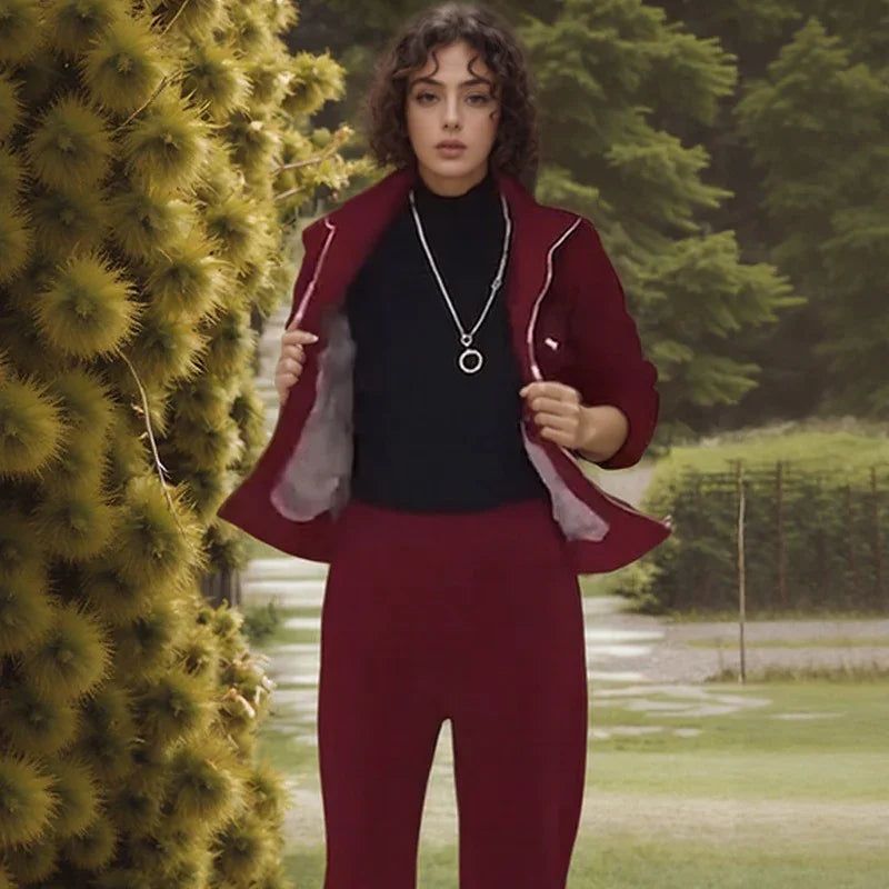 Conjunto Nevani™ com Forro Peluciado e Modelagem Reta / Charme, Maciez e Temperatura Ideal!