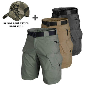 Kit 3 Bermudas Táticas Aníbal / + Boné Tático do Brasil de Brinde!