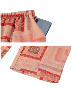 Conjunto Harmonia™ com Estampa Retrô-Chic / O Equilíbrio Perfeito Entre Estilo e Conforto Diário!