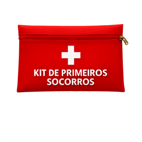 Kit Básico de Primeiros Socorros / Completo para Casa, Carro e Viagens!