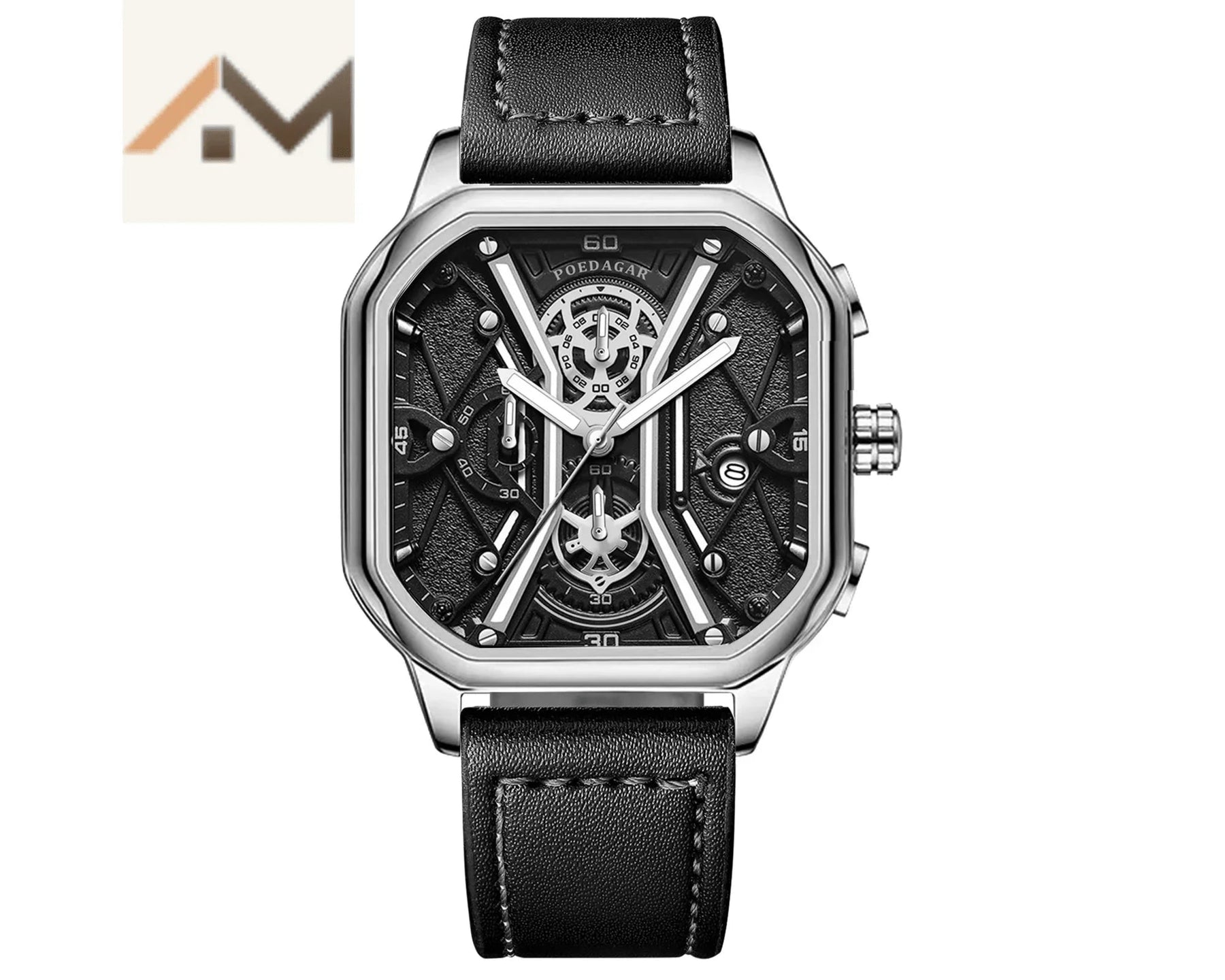 Relógio de Luxo Masculino - ChronoForce / Domine cada Momento com a Precisão Impecável deste Relógio!