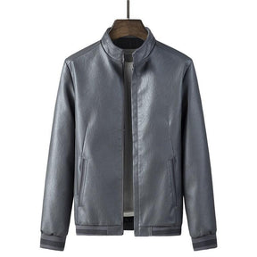 Jaqueta Masculina em Couro P.U - EleganceCoat / Encontre o Equilíbrio Perfeito entre Estilo e Conforto!