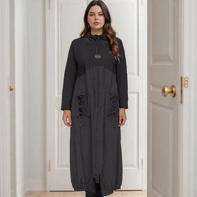 Vestido Mocha Breeze™ em Nylon com Amarração nas Costas  / O Novo Clássico da Estética Urbana!