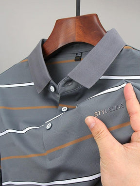 Camiseta Polo em Seda Gelo Respirável - StyleLine / Elegância e Frescor se Unem na Nossa nova Camiseta Polo!!!