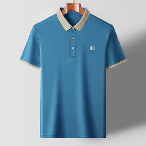 Camiseta Polo em Seda Gelo - Huracán / Descubra a Exclusiva Camiseta Polo em Seda Gelo que une  Elegância e Conforto em Uma Só Peça!