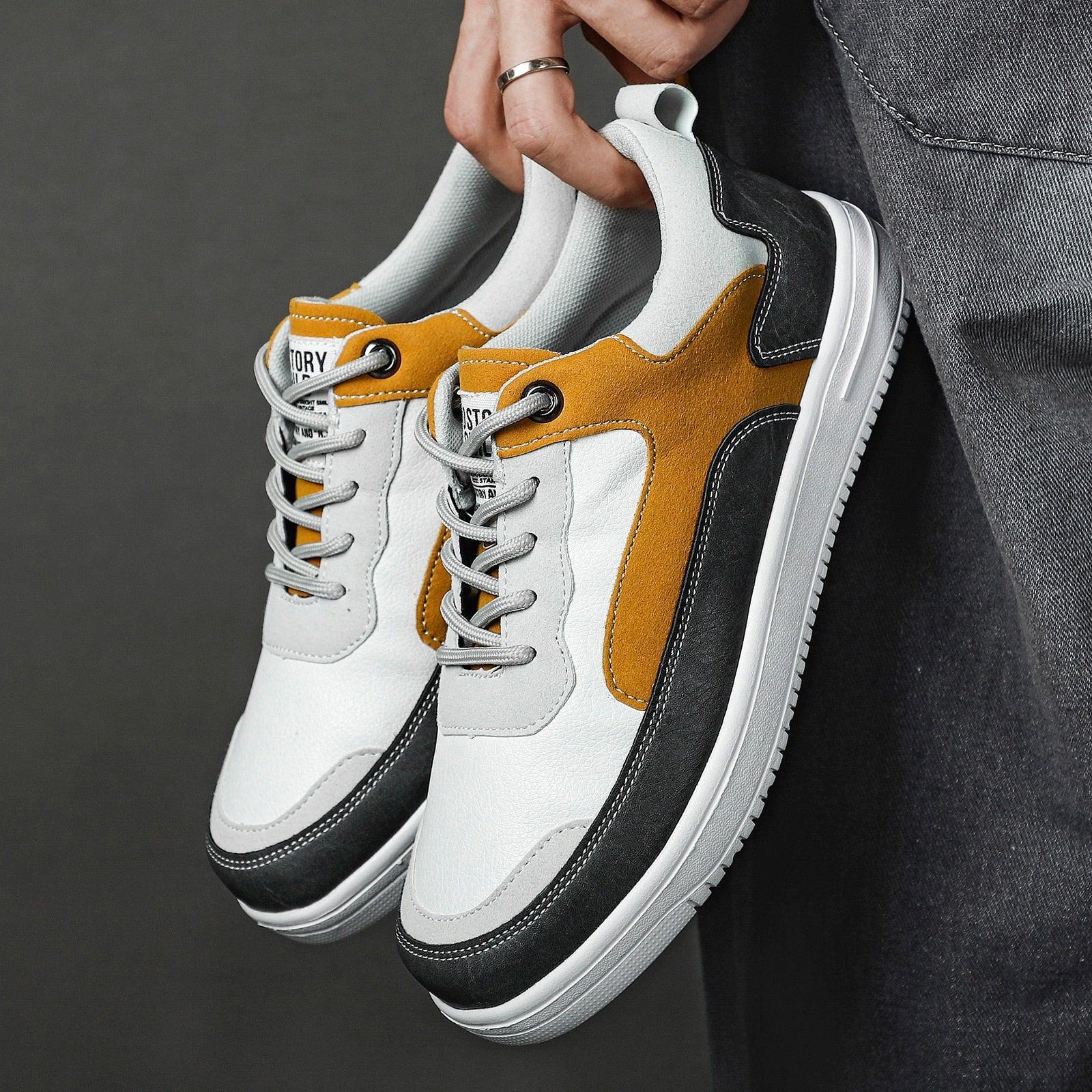 Tênis Casual Esporte Fino UrbanFlow™ / + De Brinde Pacote com 5 Pares de Meias Invisíveis