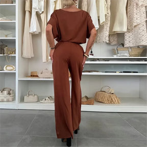 Conjunto Duna™ em Malha Modal Premium om Caimento Solto / Minimalismo Versátil para Todas as Ocasiões!