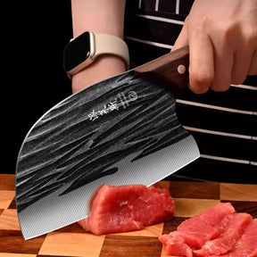 [COMPRE 1 E LEVE 2] Cutelo Japonês Kurohana™ Forjado à Mão em Aço Carbono Temperado / A Lâmina que Leva a Arte da Culinária a Sério!