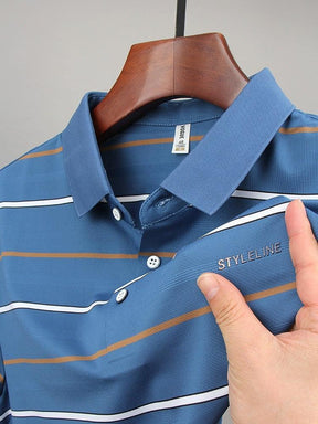 Camiseta Polo em Seda Gelo Respirável - StyleLine / Elegância e Frescor se Unem na Nossa nova Camiseta Polo!!!
