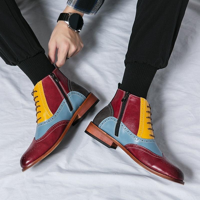 Sapato Socila Masculino em Couro Artesanal - Madrid / Seu Estilo Sempre No Mais Alto Padrão da Moda!!!