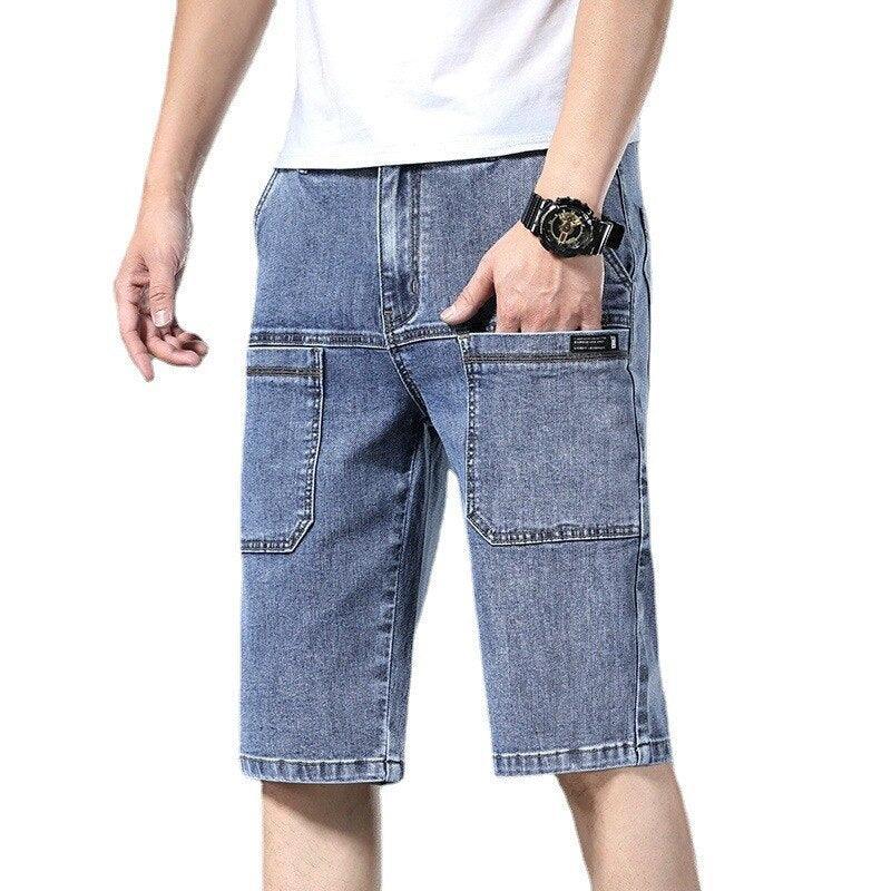 Bermuda Jeans Casual Leonidas™ / A mais versátil, confortável e estilosa para você usar no dia a dia!