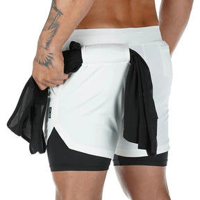 Shorts Masculino 2 em 1 com Suporte Para celular - ProSport / Estilo e Funcionalidade em um Só Produto!
