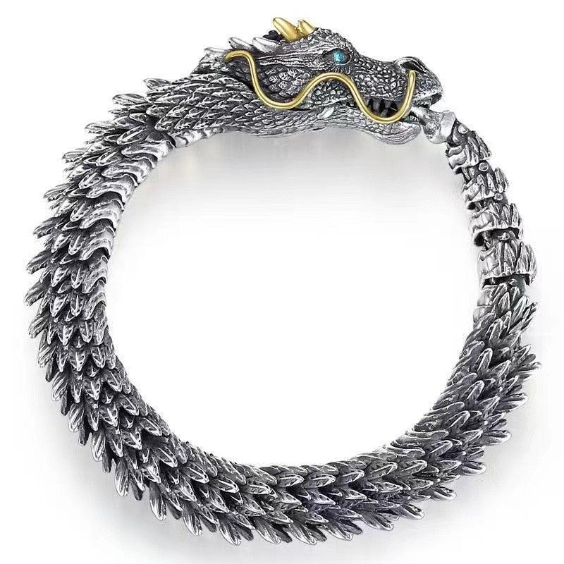 Pulseira Viking Ragnarok™  / Uma Joia Rica em Detalhes que Exala Imponência!