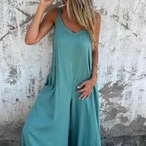 Macacão Bliss™ em Malha Gelada com Modelagem Solta / O Mais Confortável do Seu Guarda-Roupa!