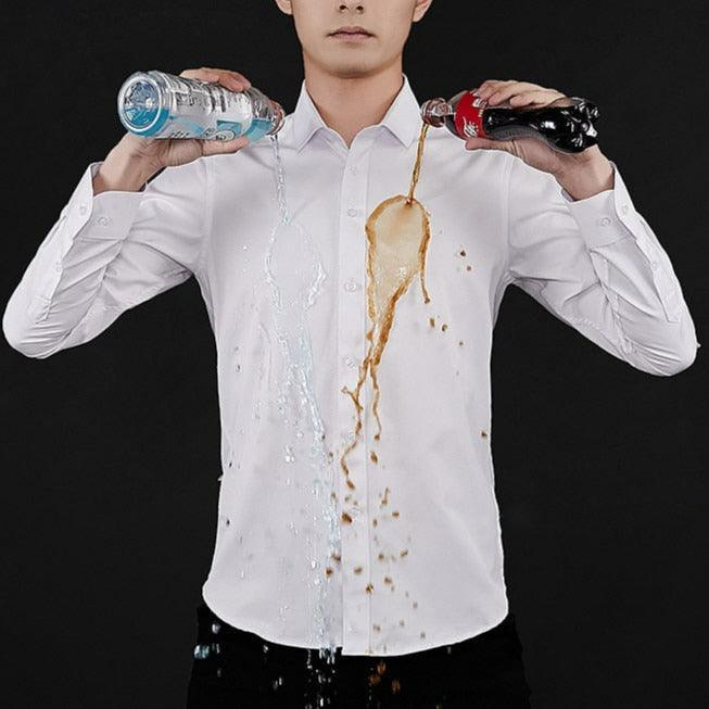 Camisa Slim Masculina Borwon® / A Única Camisa 100% Impermeável