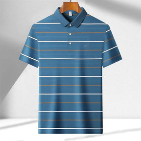 Camiseta Polo em Seda Gelo Respirável - StyleLine / Elegância e Frescor se Unem na Nossa nova Camiseta Polo!!!