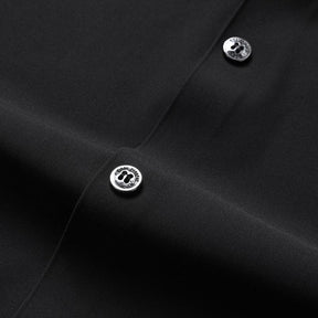 Camisa Social Manga Curta em Seda Gelo - Alto Padrão / Um toque de elegância em seu guarda-roupa!