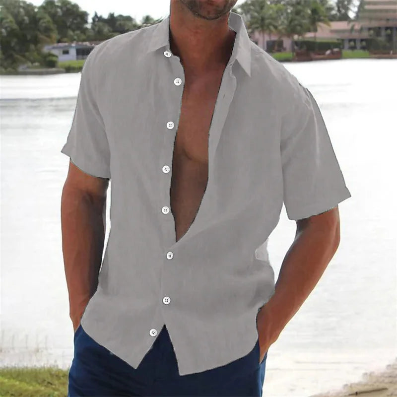 [COMPRE 1 E LEVE 3] Camisa Sospiro™ em Linho de Algodão Leve / Um Toque de Frescor e Minimalismo Premium!