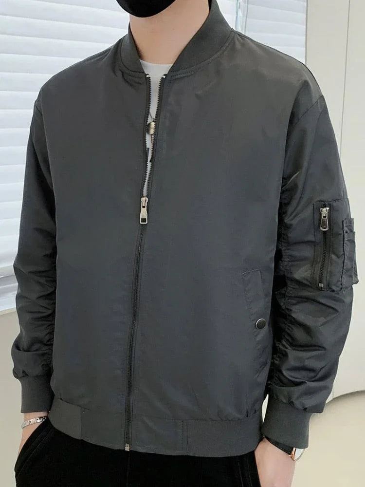 Jaqueta Bomber Classic - Jaqueta da Alto Padrão Estilo Americana