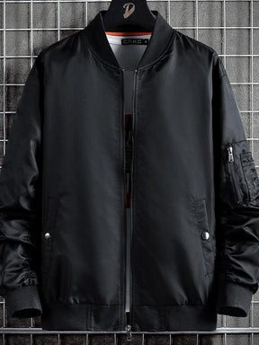 Jaqueta Bomber Classic - Jaqueta da Alto Padrão Estilo Americana