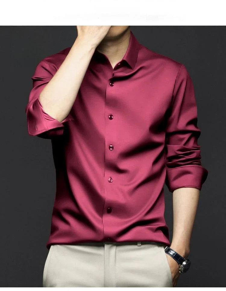 Camisa Social Alto Padrão IceSublime em Seda Gelo